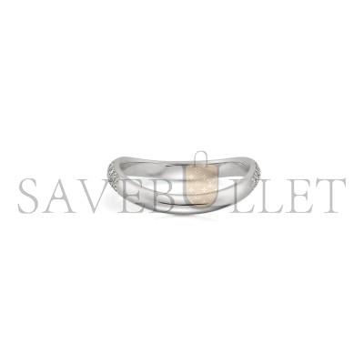 CARTIER TRINITY RUBAN WEDDING RING, WIDTH 2.5 MM, PAVED B4099400